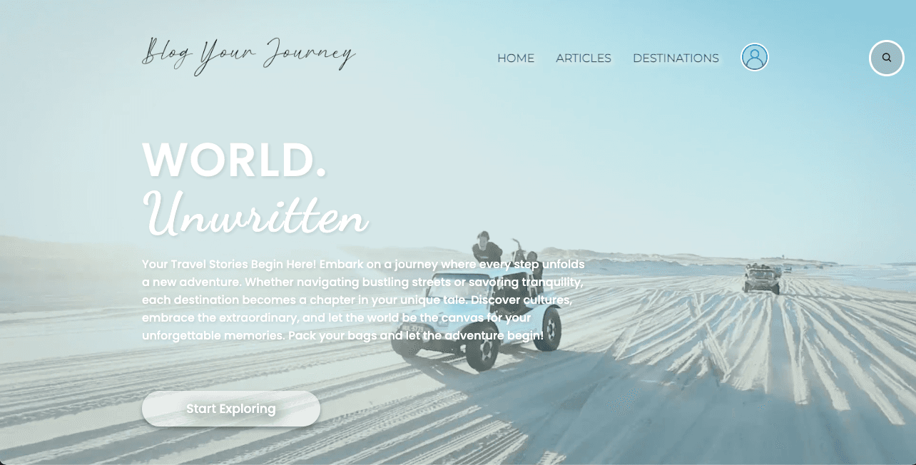 Blog Your Journey